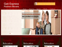 Tablet Screenshot of gatiexpress.com